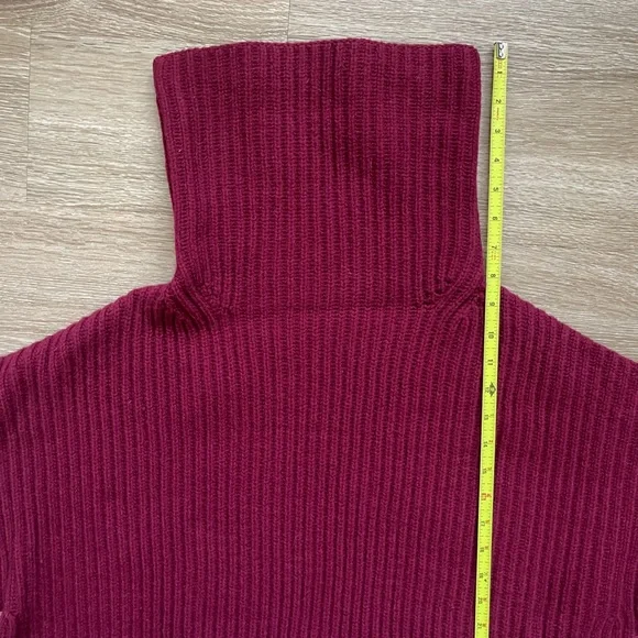 Joseph High Neck Long Sleeve Cardigan Stitch Sweater